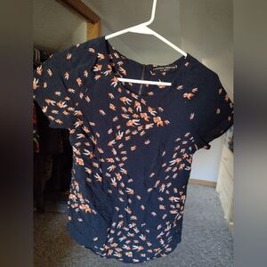 Women's Navy Koi Fish Top